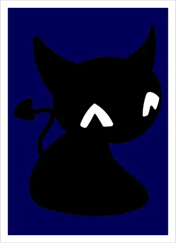 Niedliche Teufelskatze