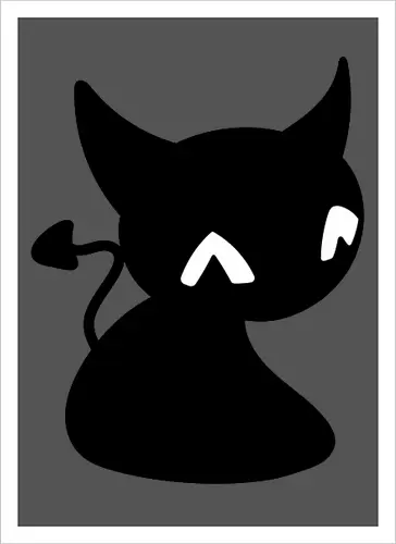 Niedliche Teufelskatze