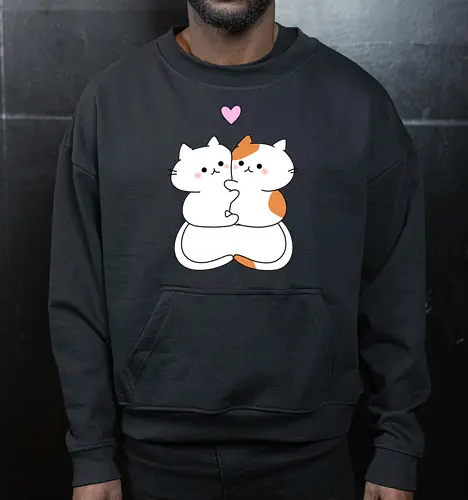 Katzen lieben Umarmungen