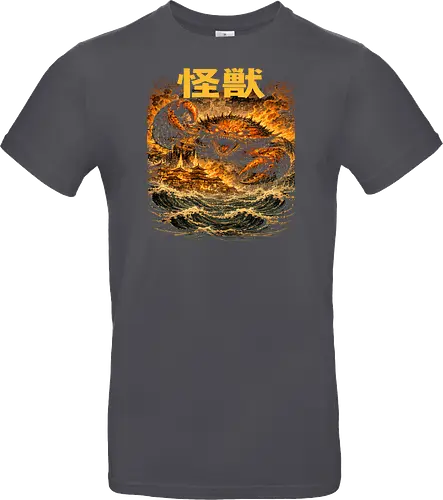 Japanischer Meeresdrache Kaiju Art