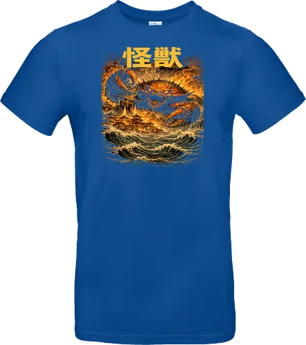 Japanischer Meeresdrache Kaiju Art