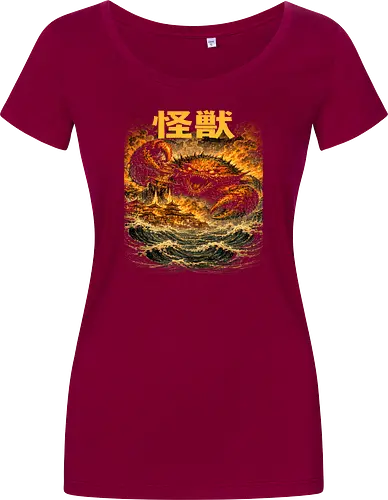 Japanischer Meeresdrache Kaiju Art