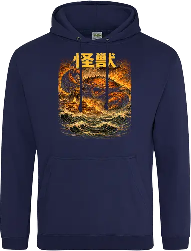 Japanischer Meeresdrache Kaiju Art