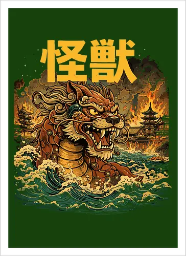 Japanischer Löwendrache Kaiju