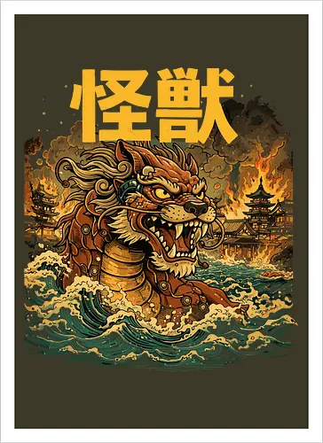 Japanischer Löwendrache Kaiju