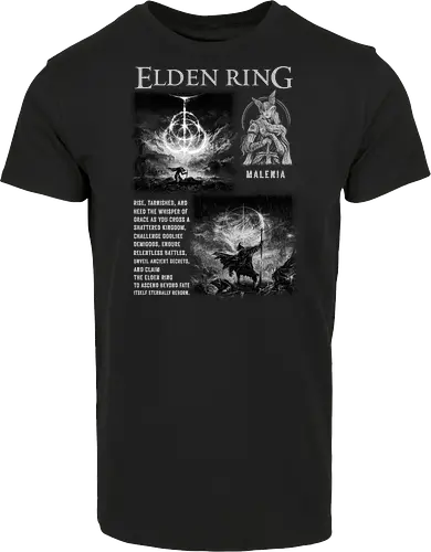 Gothic EldenRing T-Shirt, Malenia Fan Art