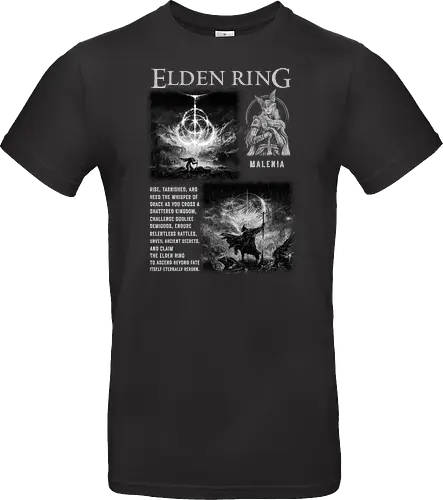 Gothic EldenRing T-Shirt, Malenia Fan Art