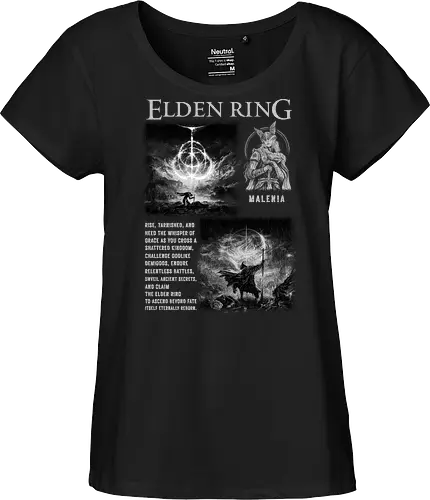 Gothic EldenRing T-Shirt, Malenia Fan Art