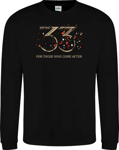 Clair Obscur Expedition 33 T-Shirt: Distressed Gold & Red Petal Gamer Tee