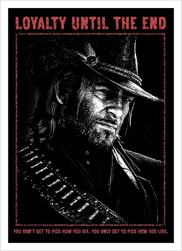 Artur Morgan Shirt, Outlaw Cowboy Graphic T-Shirt – Western Gunslinger