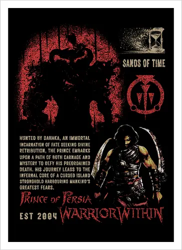 Prince of Persia: Warrior Within T-Shirt, Sands of Time