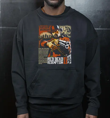 Outlaw Cowboy Graphic T-Shirt – Red Dead Redemption Tee