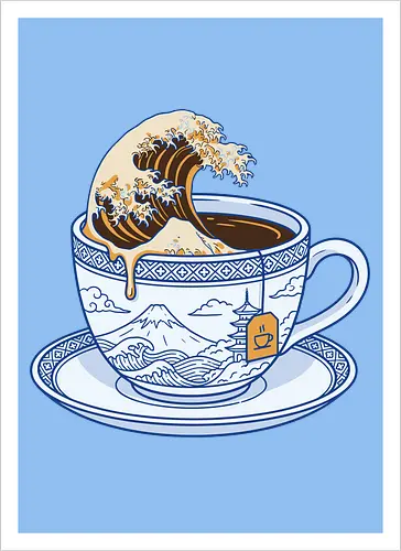 The Great Wave of Tea
