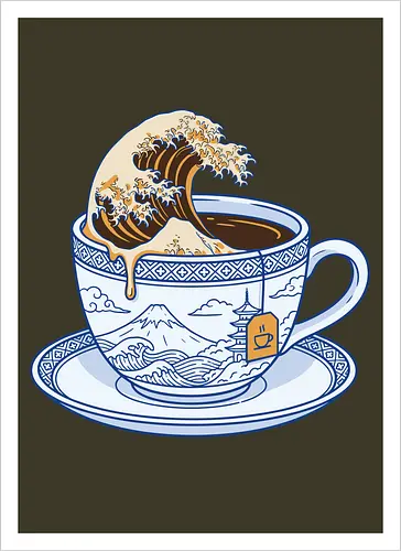 The Great Wave of Tea