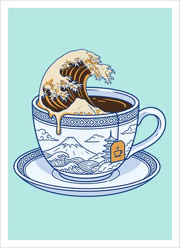 The Great Wave of Tea