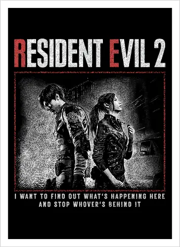 Resident 2 Evil REMAKE Unisex T-shirt, Leon Kennedy Shirt