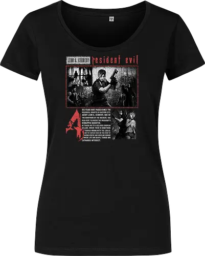 Resident 4 Evil Shirt, Leon Kennedy Tee, Vintage RE4 Remake Graphic, Horror Game