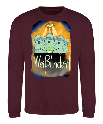 Weißlacker - Allgäu, albern, Käse - Sweatshirt