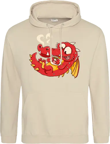 Kaffee Drache - Kaffee, Drache, Comic - Standard Hoodie
