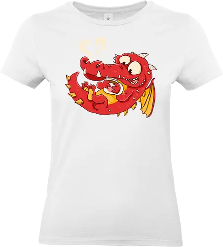 Kaffee Drache - Kaffee, Drache, Comic - Standard T-Shirt (Women)