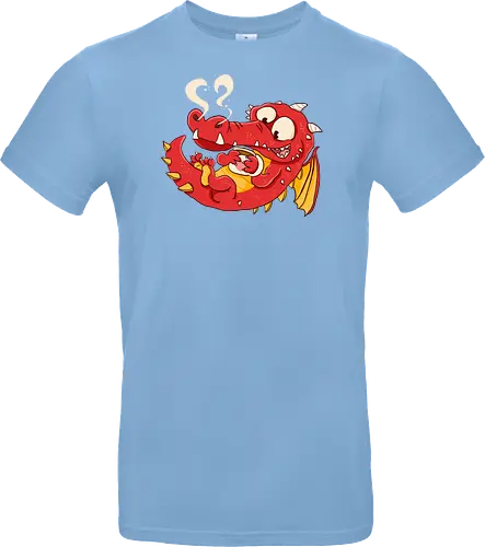 Kaffee Drache - Kaffee, Drache, Comic - Standard T-Shirt