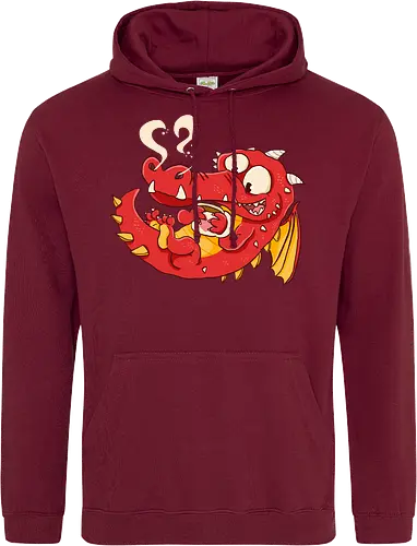 Kaffee Drache - Kaffee, Drache, Comic - Standard Hoodie
