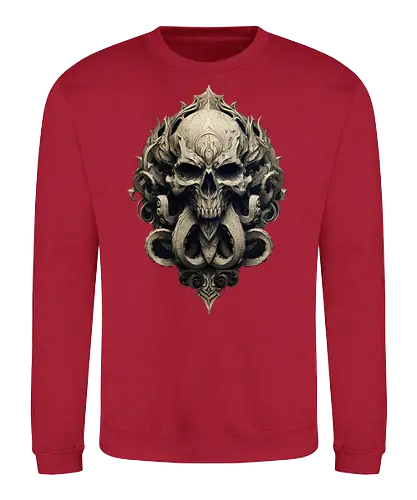 dark warlock - warlock, Pen and Paper, dungeons, d20 dice, dark mage, dragons, dungeon master, wizard, raveloft, dark skull, cthulhu, necromancer - Sweatshirt