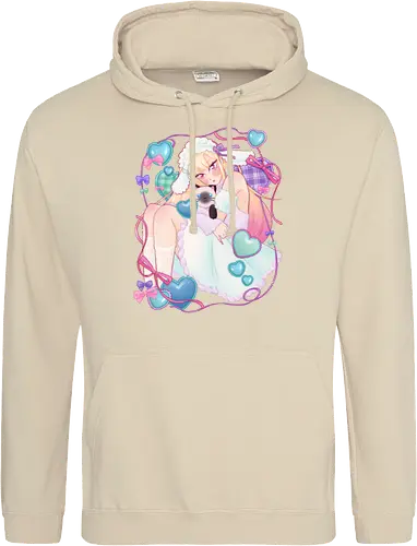 Kawaii Kaiwai - kawaii, anime, bisque doll, pastel - Standard Hoodie