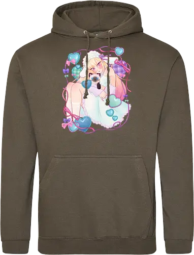 Kawaii Kaiwai - kawaii, anime, bisque doll, pastel - Standard Hoodie