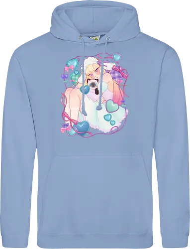 Kawaii Kaiwai - kawaii, anime, bisque doll, pastel - Standard Hoodie