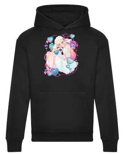 Kawaii Kaiwai - kawaii, anime, bisque doll, pastel - Heavyweight Hoodie