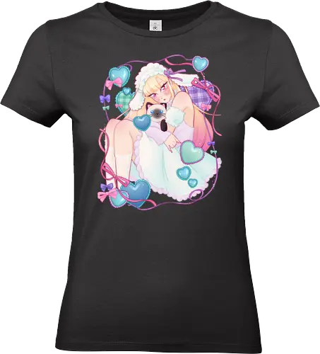 Kawaii Kaiwai - kawaii, anime, bisque doll, pastel - Standard T-Shirt (Women)