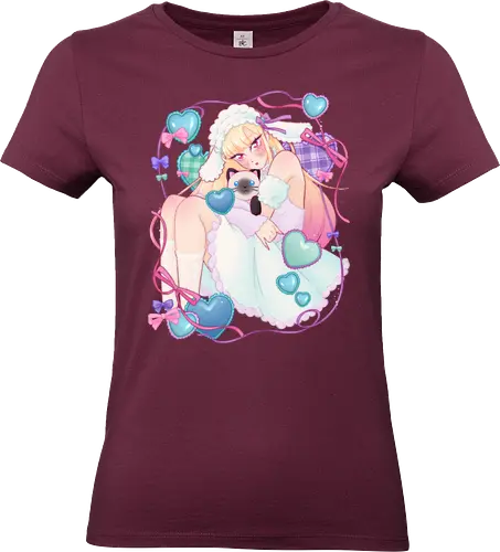 Kawaii Kaiwai - kawaii, anime, bisque doll, pastel - Standard T-Shirt (Women)