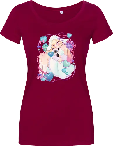 Kawaii Kaiwai - kawaii, anime, bisque doll, pastel - Women T-Shirt