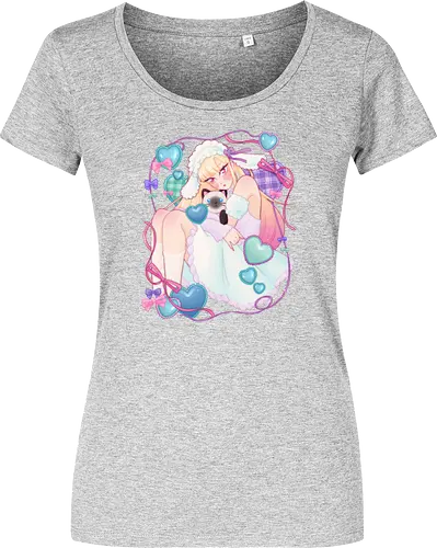 Kawaii Kaiwai - kawaii, anime, bisque doll, pastel - Women T-Shirt