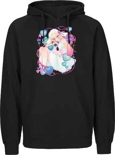 Kawaii Kaiwai - kawaii, anime, bisque doll, pastel - Fairtrade Hoodie