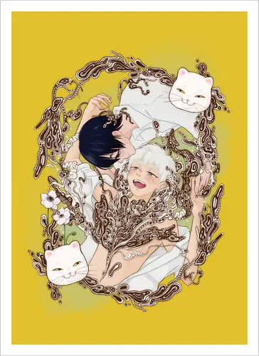 Hibi no Kage - anime, manga, hikaru, yoshiki - Artprint