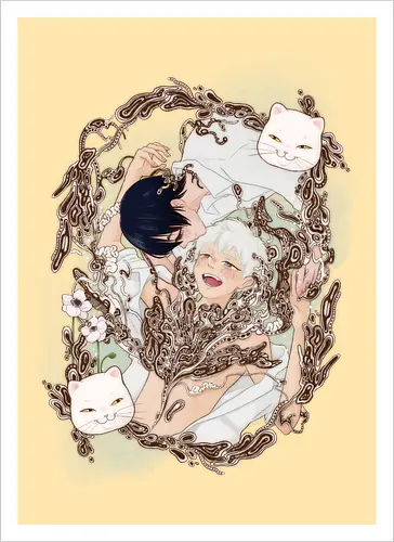 Hibi no Kage - anime, manga, hikaru, yoshiki - Artprint