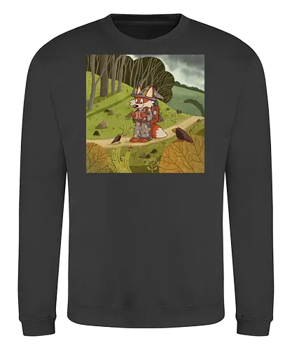 Wanderfuchs - Fuchs, Witch, Hexe, Zauberer, Fantasy, Wanderung, PnP, TTRPG - Sweatshirt