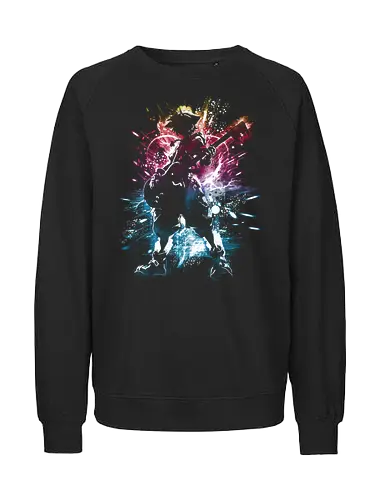 Kingdom rocks rainbow version - Kingdom, sora, gaming, video game, gamers, music, heavy metal - Fairtrade Sweatshirt