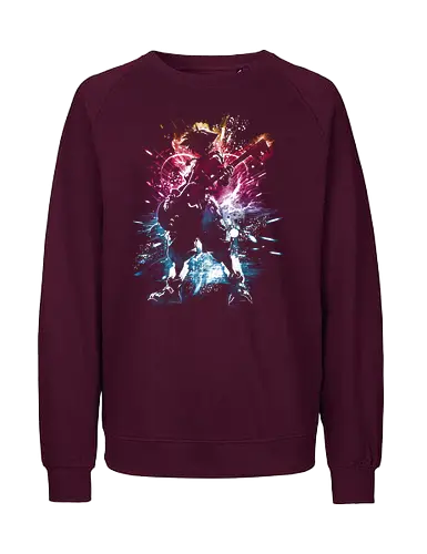 Kingdom rocks rainbow version - Kingdom, sora, gaming, video game, gamers, music, heavy metal - Fairtrade Sweatshirt