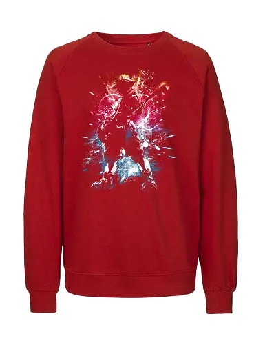 Kingdom rocks rainbow version - Kingdom, sora, gaming, video game, gamers, music, heavy metal - Fairtrade Sweatshirt