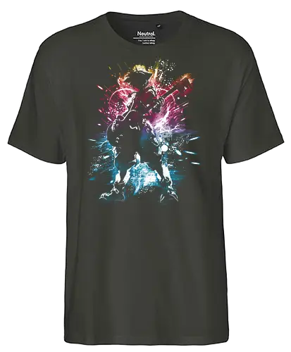 Kingdom rocks rainbow version - Kingdom, sora, gaming, video game, gamers, music, heavy metal - Fairtrade T-Shirt