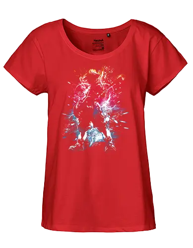 Kingdom rocks rainbow version - Kingdom, sora, gaming, video game, gamers, music, heavy metal - Fairtrade Girl Shirt