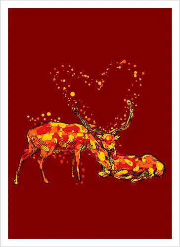 Deers in love