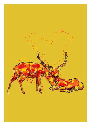 Deers in love