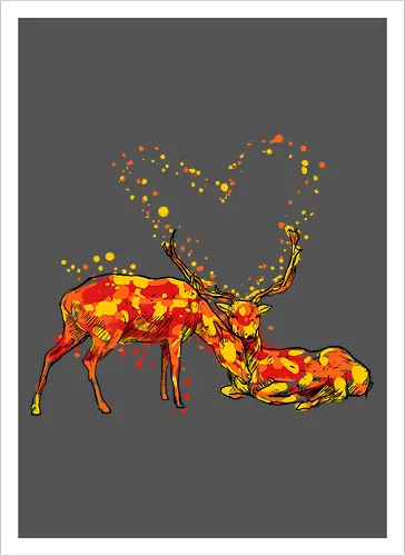 Deers in love