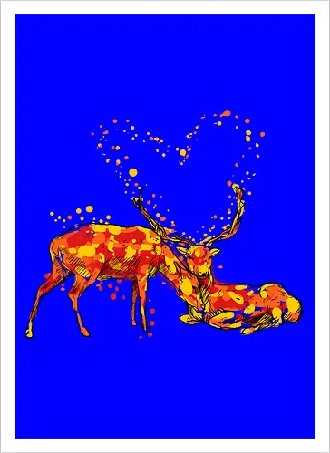 Deers in love