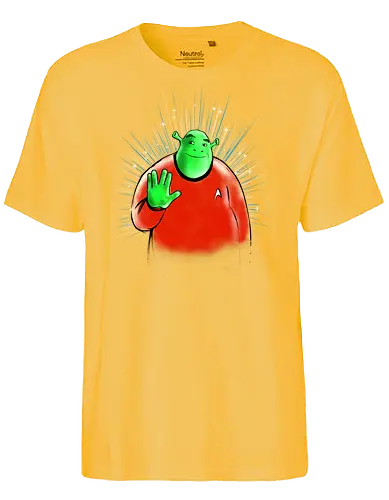 Star Monster - mash up, funny, ogre, scifi, television, fantasy movie - Fairtrade T-Shirt