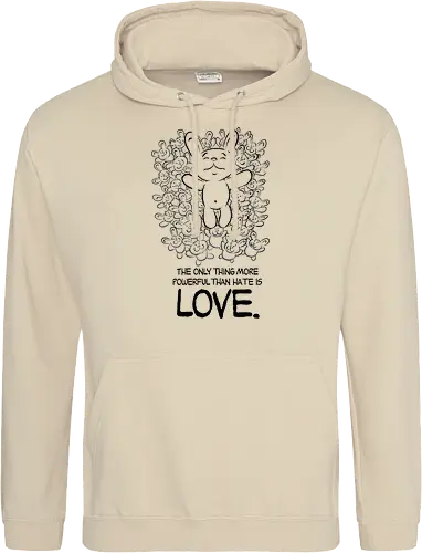 The only thing more powerful than hate is love.